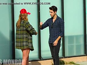 kissing prank compilation turns sexual with easy girls in la showing big tits and rough action