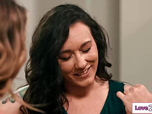 Why don't you let me devour your shaved pussy, neighbor?