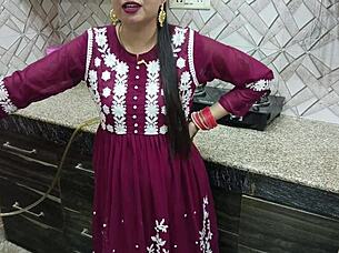 Indian desi bhabhi gets fucked hard by devar in kitchen with rough cowgirl blowjob and cumshot