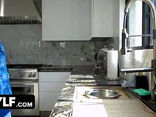 why does lucky dude visit friend's lonely housewife and comfort her with throbbing cock?