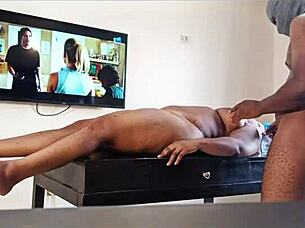 Can you handle what her husband can't after this massage?