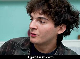 Horny Hijab Teens Crave Threesome Adventure