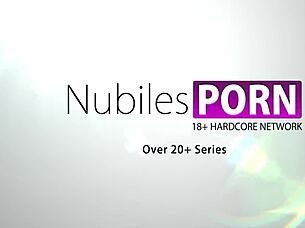 juniper ren gets impressed by his huge cock leading to deepthroat blowjob and facial cumshot