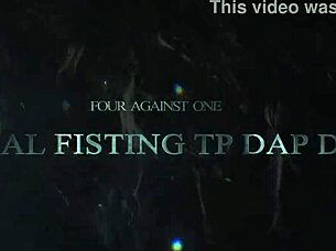 Oh My God, Teen SA Taylor's First Hardcore Group Fisting Anal DAP TP DP Destruction!