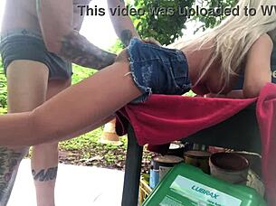 i love shoving my whole hand into that cute latina sex doll's ass outdoors