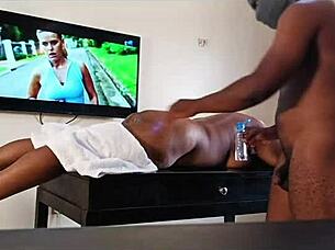 Can you handle what her husband can't after this massage?