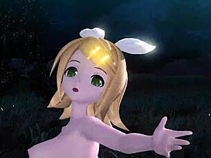 in this tale, kagamine rin meiko and haku appear in project diva mod fully revealed