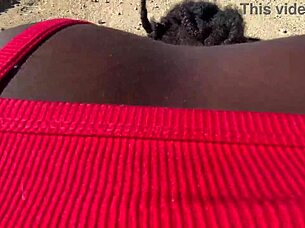 public ebony bbw ass sex caught outdoors