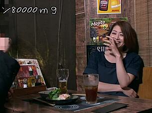 SEXY japanese MILF picks up a guy and SUCKS his COCK before CREAMPIE in her PUSSY