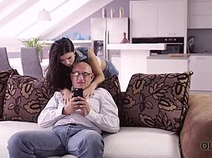 I Feel So Passionate About This Old And Young 18+ Fantasy With Czech Daddy In Luxurious House