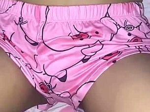 i get so horny in my pajamas that he comes right on my bed