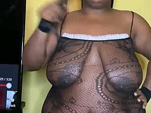 hey, check out this femdom ebony with big tits and ass dominating in interracial action