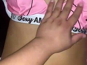 i get so horny in my pajamas that he comes right on my bed