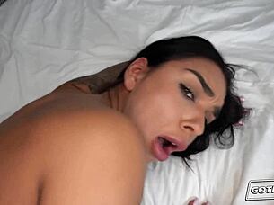 black angel's creampie moment