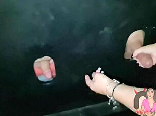 the biggest thrill comes from getting fucked by strangers at the glory hole