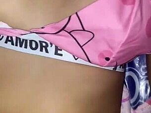 i get so horny in my pajamas that he comes right on my bed