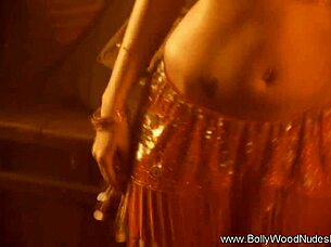 Noticing Her Exotic Beauty As Arab Brunette Teases With Sensual Striptease And Glamour Dancing In Softcore Music Video