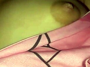 i get so horny in my pajamas that he comes right on my bed