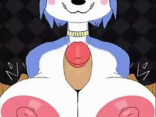 Krystal X Fox Mccloud - BB Action With Monster Cock And Big Tits!