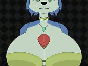 Krystal X Fox Mccloud - BB Action With Monster Cock And Big Tits!