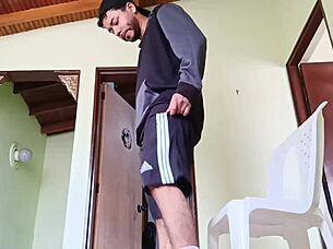 hey, i'm home from the gym and alone, so why not masturbate deliciously?