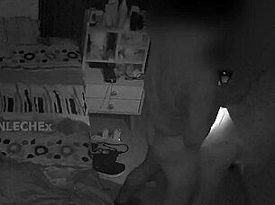 hey, hot latina sneaks in while i masturbate and takes my cock deep in her curvy ass on camera