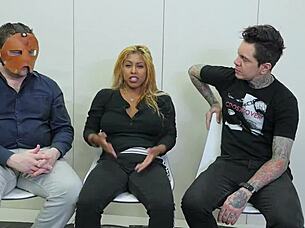 bound slut feels intense pleasure as her ass gets rimmed deeply