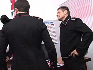 cathy and daphne show off their big tits in lingerie and heels. they ride cowgirl, take anal, and get facial cumshots in wild group action.