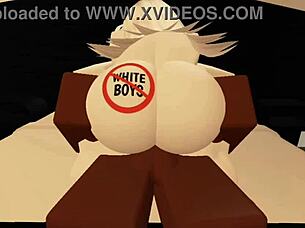 Roblox la chica tímida resultó ser muy lujuriosa