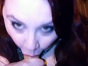 watch this bbw milf show how she'd suck your cock