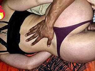 hey, petite latina teen rides big black cock in homemade interracial anal to lose virginity