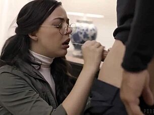 i love giving whitney wright a glasses blowjob