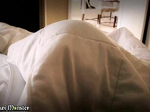 Kiwwi swallows cum in monster blowjob compilation