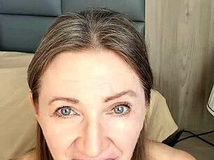 busty milf surprises with two cocks in pov futanari action twice 😲🍆