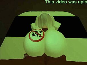 Roblox la chica tímida resultó ser muy lujuriosa