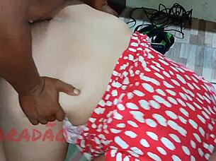 cu guloso da puta, loving that ebony amateur action with big tits and deepthroat