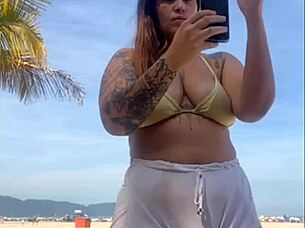 Didn't notice these shorts marking my pussy