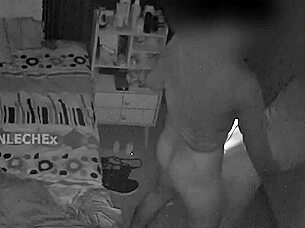 hey, hot latina sneaks in while i masturbate and takes my cock deep in her curvy ass on camera