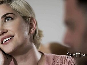 Hey, check out eating out Skye Blue with her short hair and natural tits