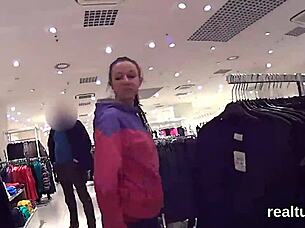 hey this stellar czech sweetie got seduced in the hypermarket and poked hard in pov 😏