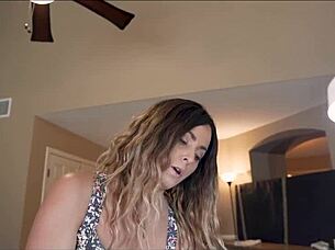 I feel so horny watching friends hot mom helena price strip and get creampie fucked in shower