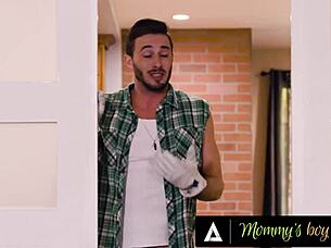 Caught Masturbating Busty Milf Dana Dearmond Craves Contractors Big Dick Fervently