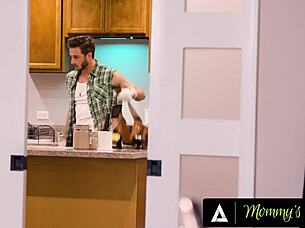 Caught Masturbating Busty Milf Dana Dearmond Craves Contractors Big Dick Fervently