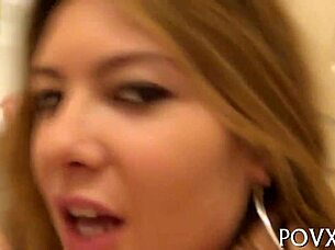 Raw Shaved Pussy Hammered Hard In Rough POV Fuck Session