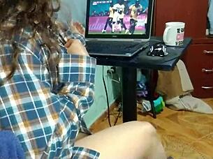 Sexy Colombian brunette with big natural tits bends over for doggystyle action in World Cup 2022