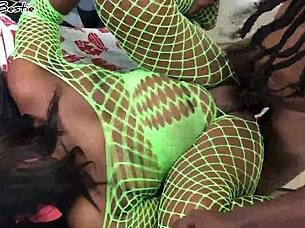 this passionate guy paid me 100 dollars to pound my pretty girlfriend's pussy in a rough homemade quickie until she screams