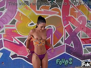 Nuria Millan Banged in Public Anal Session