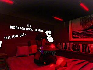 Stretching Out This Femboy with Intense Shemale Cock Action and Rough Sex