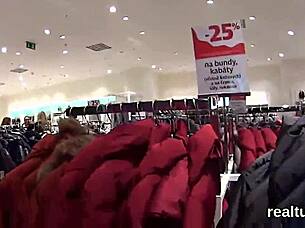 hey this stellar czech sweetie got seduced in the hypermarket and poked hard in pov 😏