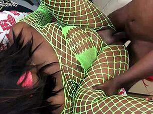 this passionate guy paid me 100 dollars to pound my pretty girlfriend's pussy in a rough homemade quickie until she screams